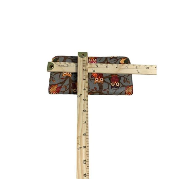 Beautiful Womens Owl Print Canvas Photo Credit Card Holder Purse Ladies Wallet P - Picture 5 of 5